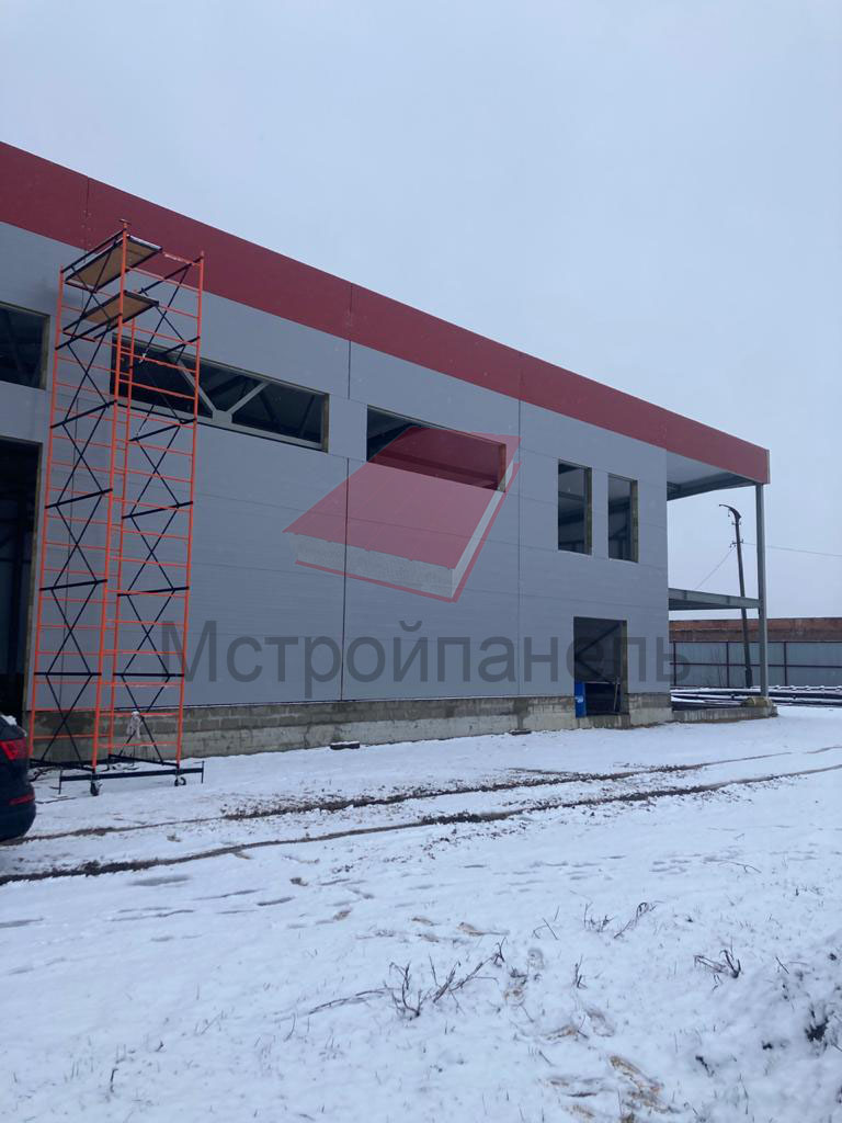 Производственное здание по изготовлению карданных валов из сэндвич панелей в Ногинске