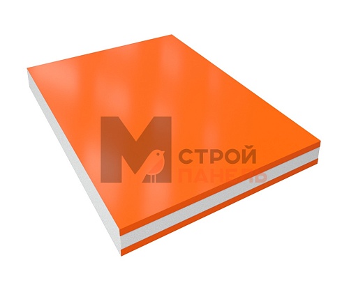 Стеновая сэндвич панель без замков 160 мм Стеновая сэндвич панель без замков 160 мм